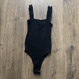 black bodysuit